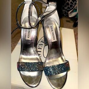 Steve Madden Black Glitter Women's Heels